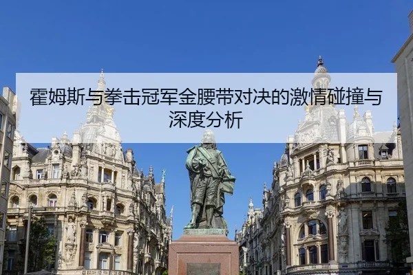 霍姆斯与拳击冠军金腰带对决的激情碰撞与深度分析